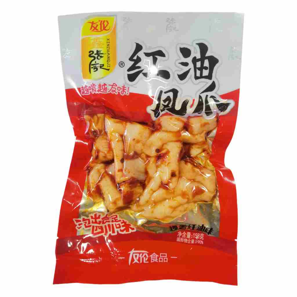 H360401友伦泡椒凤爪158g 红油味