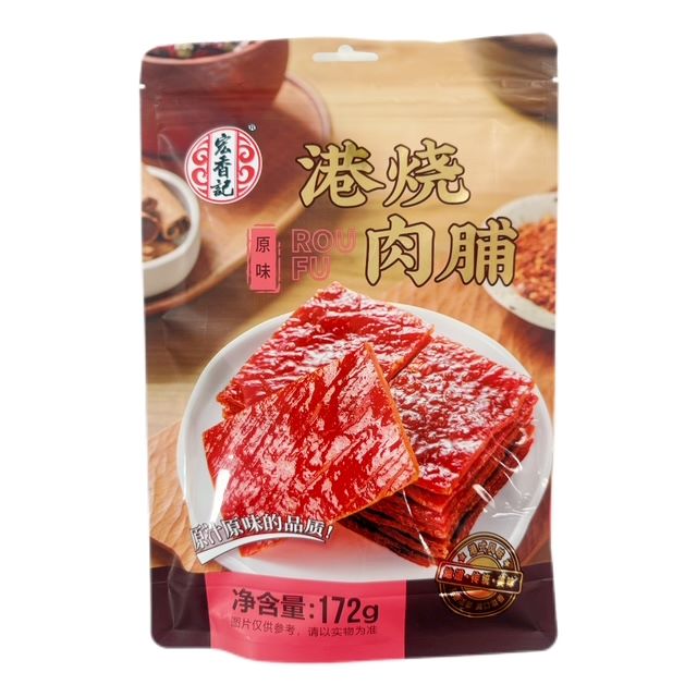 H360520宏香记港烧肉脯172g 原味