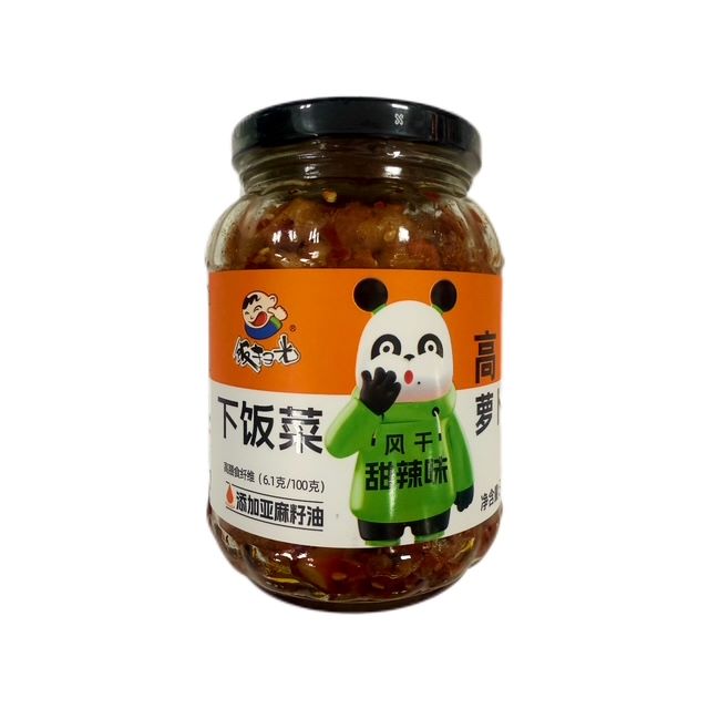 H360812饭扫光高原萝卜干300g甜辣味