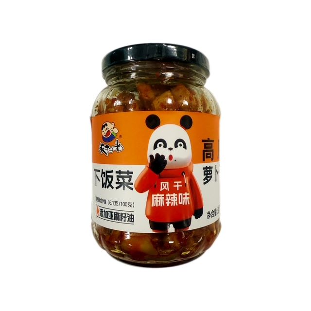 H360812饭扫光高原萝卜干300g麻辣味