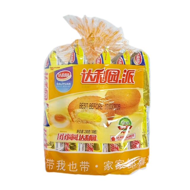 H360307达利园注心蛋黄派230g 蛋黄味（10枚）
